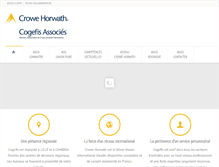 Tablet Screenshot of cogefis.com